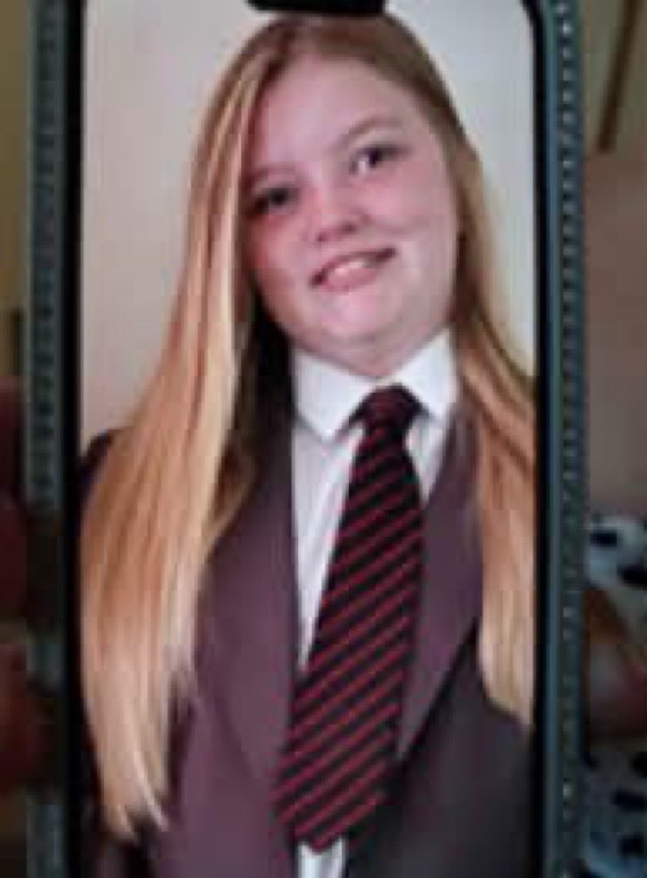 Proudofthisland's tweet photo. 🚨 SHANNON IS MISSING – 14 YEARS OLD. WHERE IS SHE? 😡

A 14-year-old girl with blonde hair and blue streaks vanished yesterday (June 24) around 1:15pm in Market Harborough. Slim build, 5ft 5in, white British girl.

This keeps happening. Too many young girls disappearing while authorities seem more focused on other things than protecting our children. 

Enough is enough.

📍 Market Harborough / Northamptonshire area – if you’ve seen her or anything suspicious, CALL Northamptonshire Police on 101 immediately. Reference: 108610.

Share this far and wide. Tag everyone. Don’t scroll past – this could be someone’s daughter, sister, or friend.

BRING SHANNON HOME. ❤️🙏