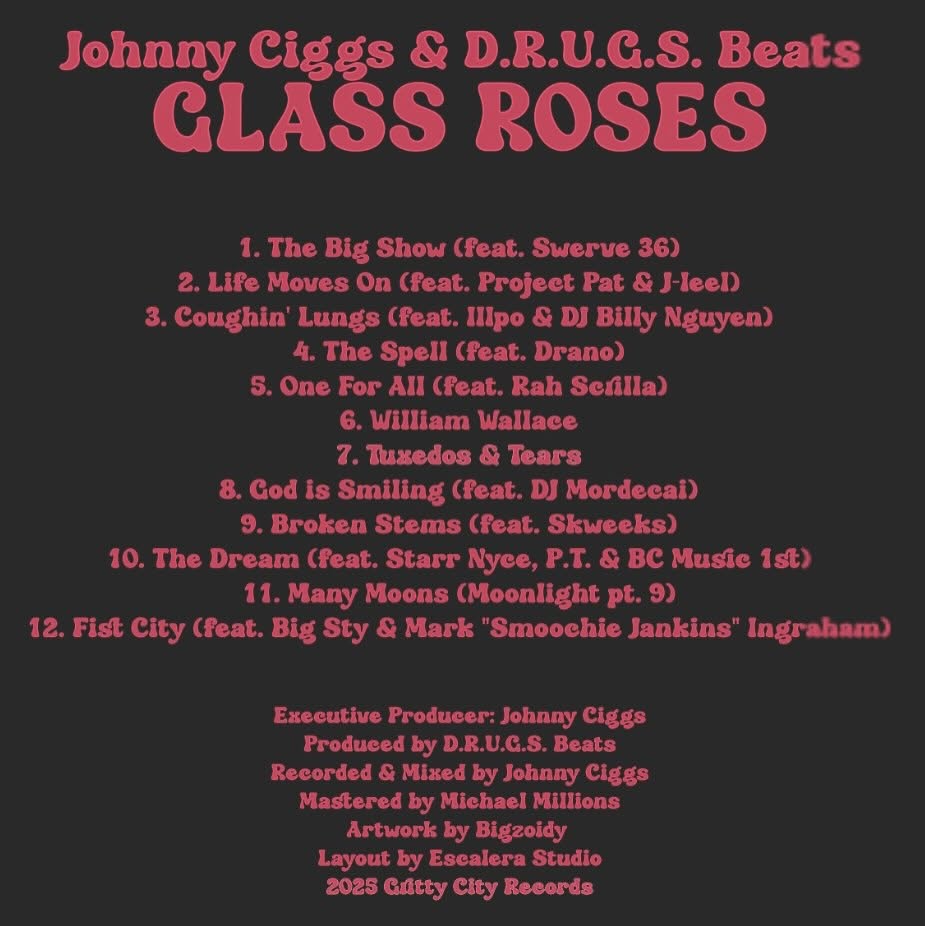 brooktrout1278's tweet photo. 🚨 New 🚨 Album is 🔥🔥

Johnny Ciggs x D.R.U.G.S. Beats- Glass Roses
#JohnnyCiggs #DRUGSBeats #GlassRoses #RealHipHop2026 #BestofJune

Full album
https://t.co/EcKKvh4Hfi

Tuxedos &amp; Tears
https://t.co/K9d3yk3dRy

God Is Smilin' feat. DJ Mordecai
https://t.co/ipuYUqEXH6 https://t.co/5ZjJRpYYSf