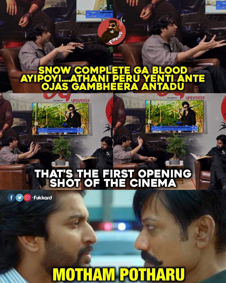 Fukkard's tweet photo. Hype.. Hype..📈🌋

#OG2 #OGUniverse #PawanKalyan #Sujeeth https://t.co/d6l8pRxTYg