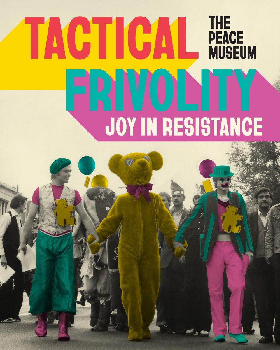 Welcome2Yorks's tweet photo. A new exhibition at Bradford’s Peace Museum is marking 50 years since a unique local peace carnival with a celebration of creativity, humour and joyful resistance: https://t.co/rgESoHBGln Tactical Frivolity: Joy in Resistance explores how art and imagination have been used to inspire change around the world. #resistance #protest