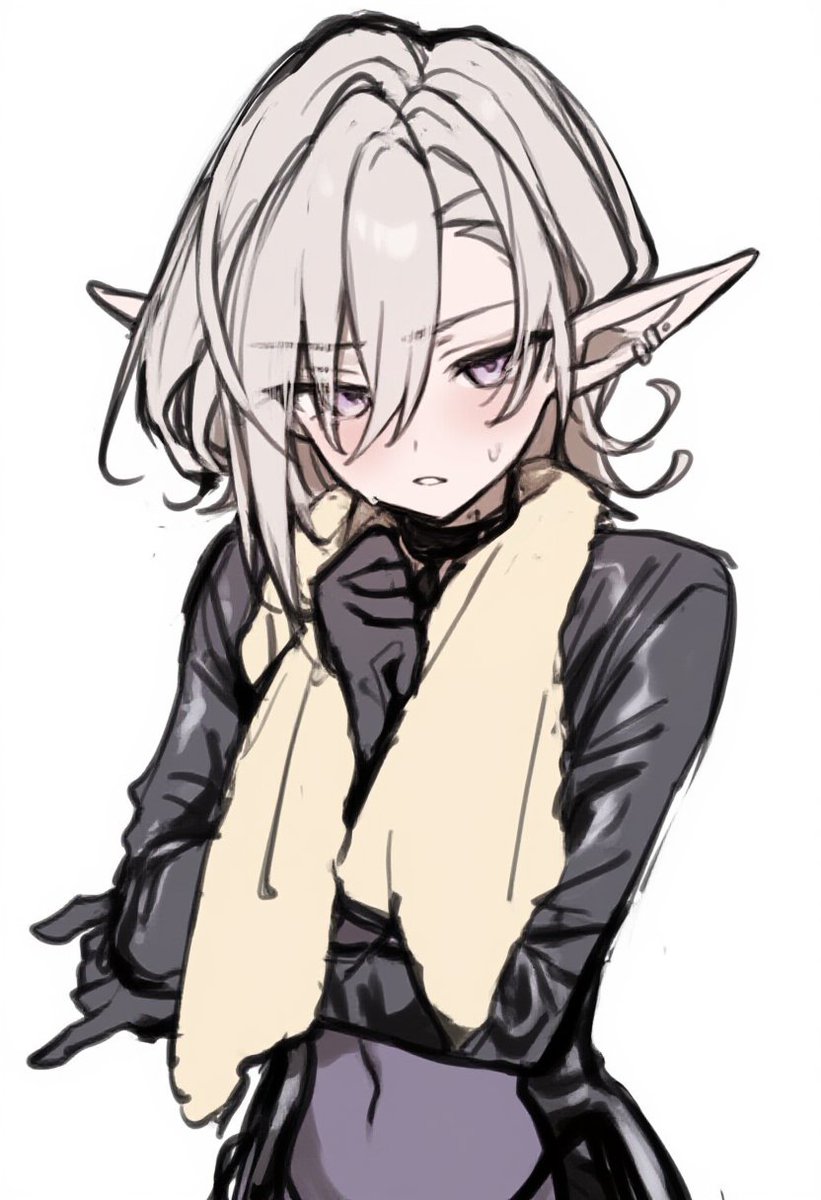 sizue98's tweet photo. 「……そんなに見ないで。」

首に掛けたバスタオルを少し握り直す。

「今日は、その……少しだけ恥ずかしい。」 https://t.co/I7JCUc19bx