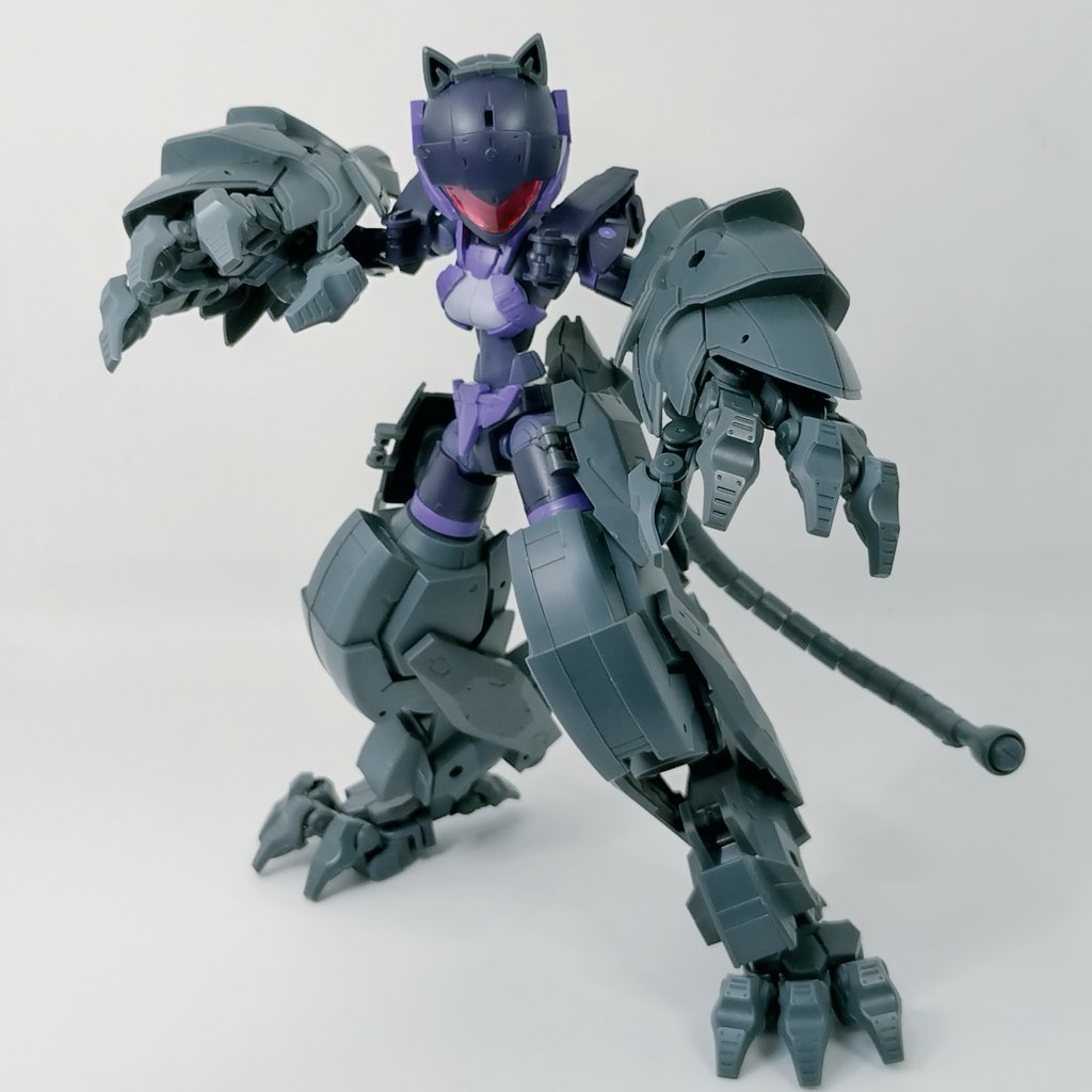 aki_sat02020's tweet photo. アチェルビーtype-E（スピードユニット装備）

マクシオン軍が投入したアチェルビーの一つ
地上での高機動格闘戦に特化した機体

#30MMCM2026
#30MMMF https://t.co/QCsfE2e4PR