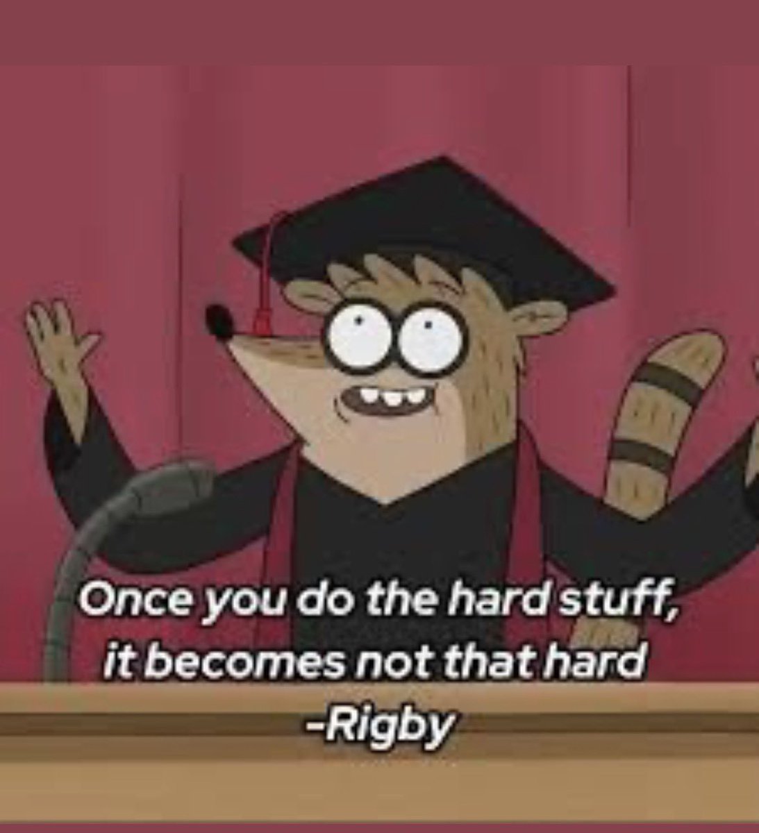 NationBriefs's tweet photo. I loved rigby’s redemption arc, one of the things I love best about regular show https://t.co/7VlukTwQAJ
