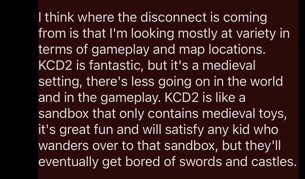 theabstracteon's tweet photo. @SidelineEli @SynthPotato @JoeFromSeattle1 TLDR: I don't think any game is offering what GTA 6 is offering in scope, polish, and variety, but I get what you mean. https://t.co/2wfuiipCSk