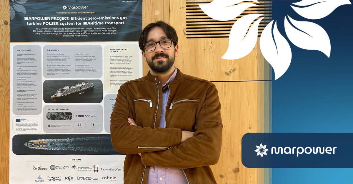 MARPOWERproject's tweet photo. 🚢 #MARPOWER_EU attracted strong interest at #INTRE2, where Sergio Chapela from @uvigo presented the project’s integrated approach to fuel flexibility, waste heat recovery and digital modelling for sustainable #Maritime transport.

⚓ https://t.co/o2UWQgs1fe

#CleanEnergy https://t.co/Dkni3GDqQm