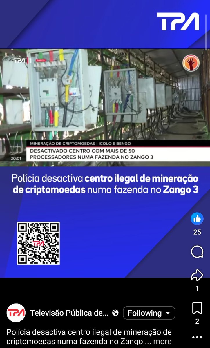 Roboredo1's tweet photo. #Angola proves that #Bitcoin is a lie

In theory Bitcoin is government proof and decentralized, yet Angolan police located in deactivated dozens of mining centers after the government banned the mining of Bitcoin 

Power requirements make it impossible to conceal https://t.co/pHwpYTQaB4