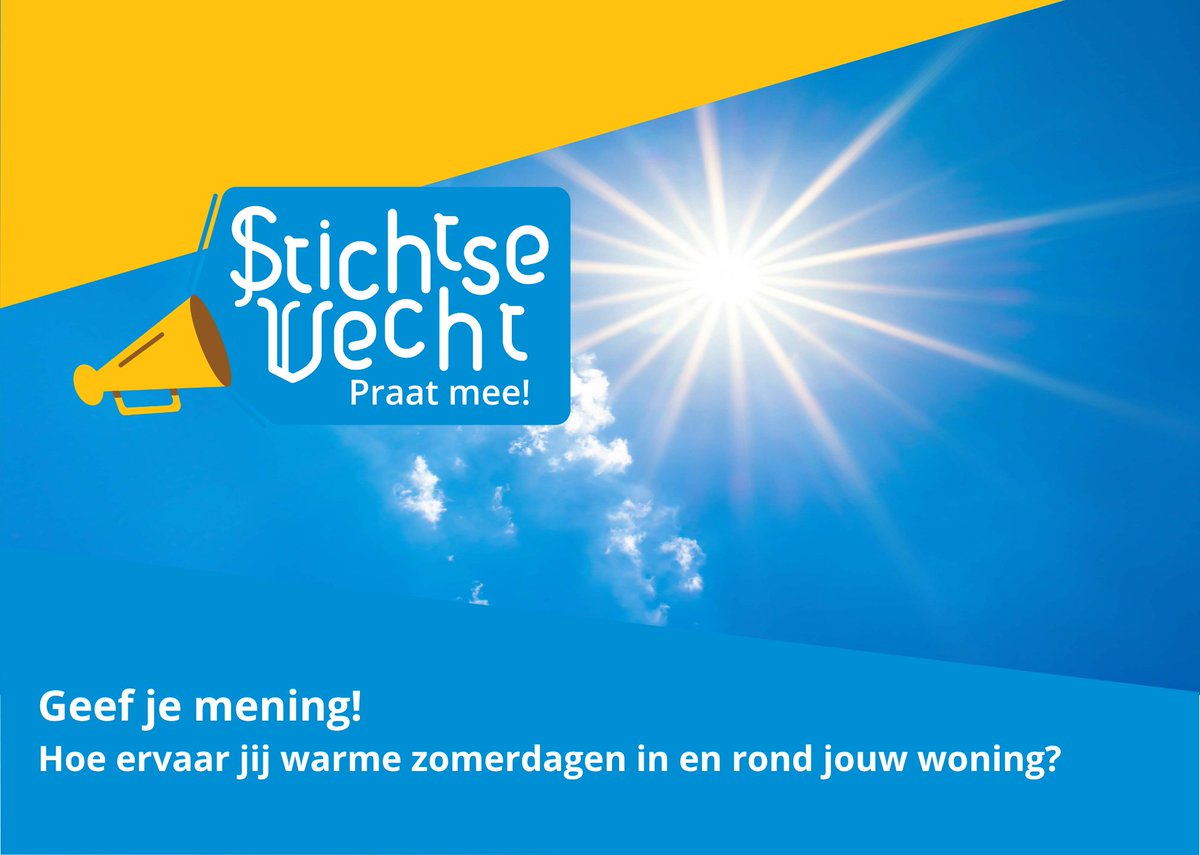 StichtseVecht's tweet photo. De gemeente onderzoekt in een nieuw inwonerspanel welke gevolgen hitte heeft voor inwoners en welke ondersteuning of maatregelen vanuit de gemeente kunnen helpen. 🌡️

Laat je mening horen! Naar de vragenlijst 👉 https://t.co/0IHATqHFyU

Onder de deelnemers verloten we 5 VVV-cadeaubonnen van €20.