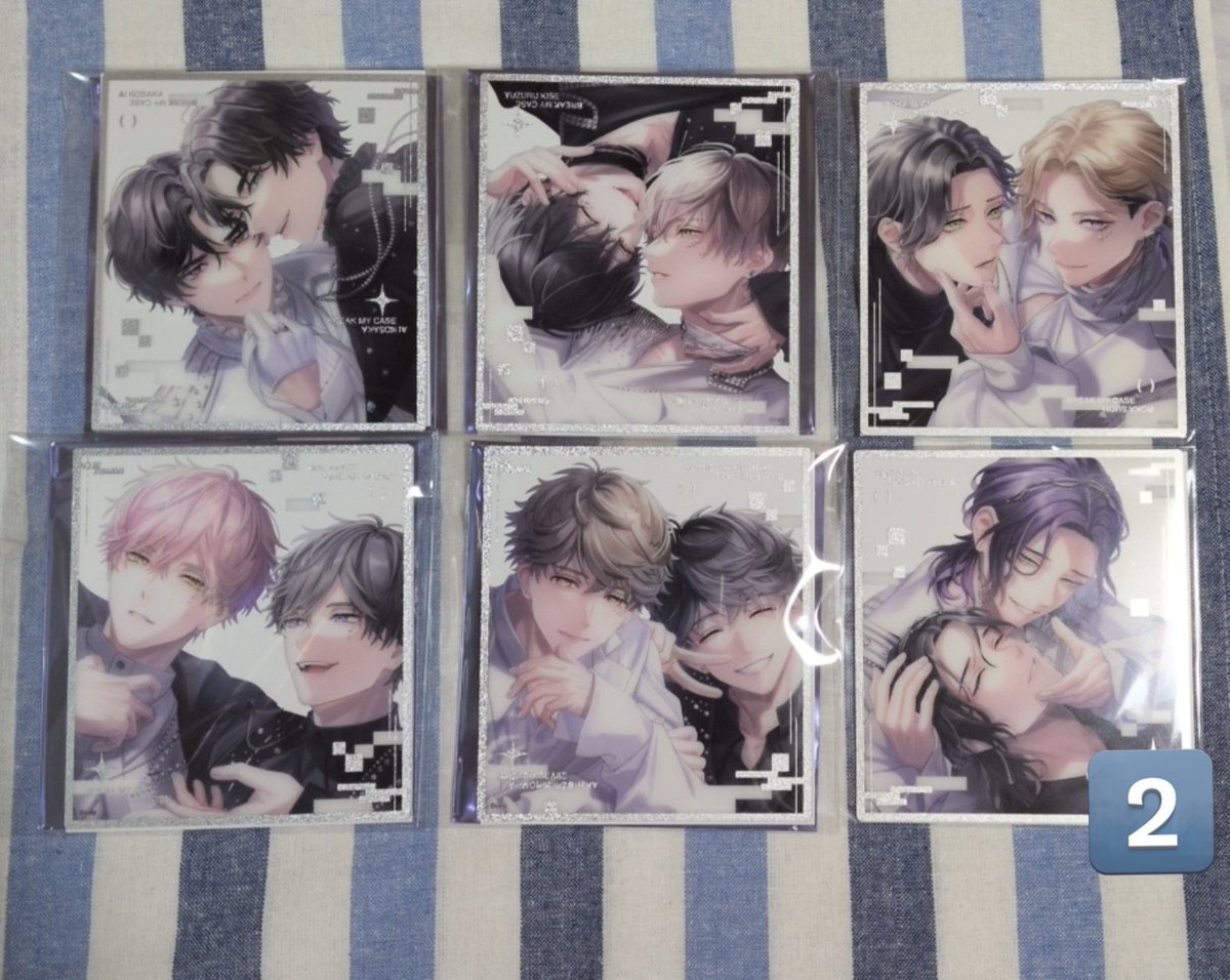 satsuki_7473's tweet photo. 【交換】ブレマイ 2周年 マルイ 後半

譲
クリア色紙
皇坂、城瀬、○須王、綾戸、樋宮、○隠岐谷、○御門、○新開、祠堂、立科、神家、麻波

特典
皇坂、宇京、樋宮、○隠岐谷、相沢、在間、祠堂、立科

○蝶型カード
祠堂、立科

求
色紙→恩田
特典→環野、壱川＞槻本
↓ https://t.co/wvHAqGAR9k