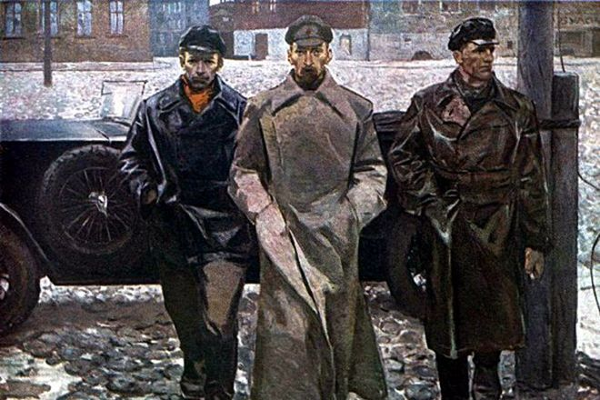 RegimeEsthetics's tweet photo. "Chekists"

By Anatoly Kalinnikov
