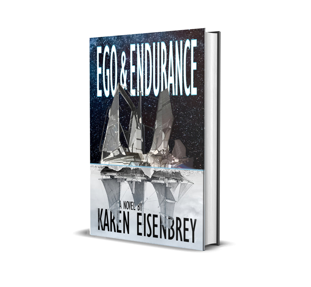 NotAPipePub's tweet photo. Imagine Shackleton's disastrous Antarctic expedition mixed with Pride and Prejudice but as a rom-com … set on a voyage to the asteroid belt! @kareneisenbrey already did, and you’ll love EGO &amp; ENDURANCE. 
https://t.co/MixiWlSDJ6 https://t.co/9fAg7nnYtU
