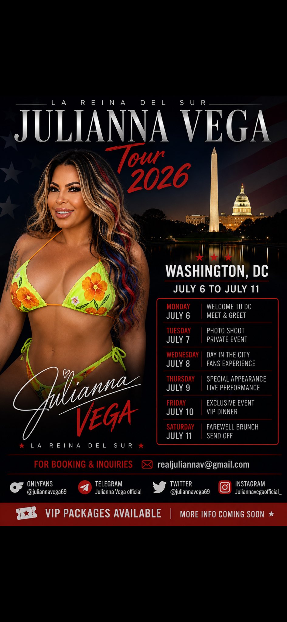 Hi to all my fans going on a tour for my birthday 🎂 🎁 🎉 hope to see you there for amazing experience 😘💖💕🔥🔥🔥 https://t.co/If9OlVRm5E