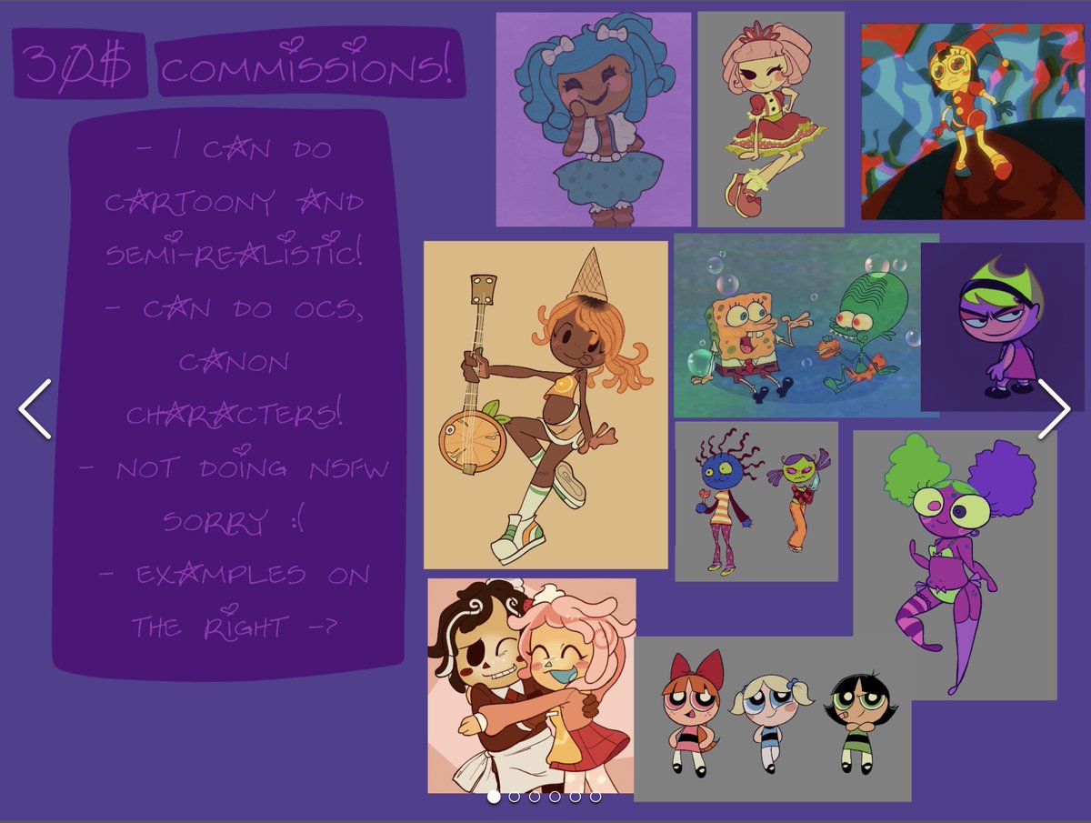 kimivette12's tweet photo. hey so my comms have been finalized! since it’s my first time im starting out with 30$, but prices will go up in the future. so if youre able to.. pls commission me :) there are 13 slots left https://t.co/jZNOFzKUfi https://t.co/sZgMhkQ0dT