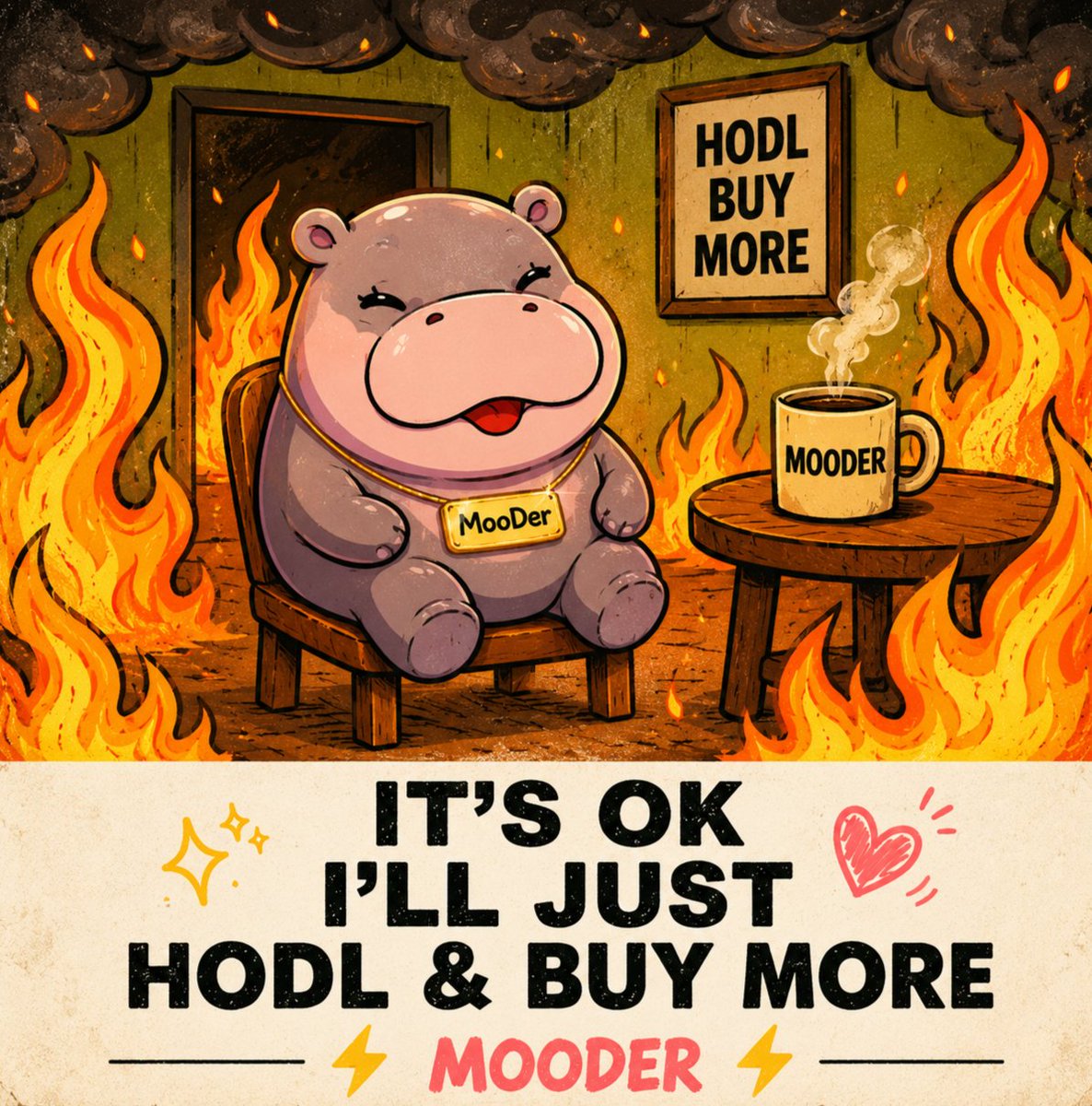 mooder_sol's tweet photo. @HTX_Global gm. still here. still believing. 🦛 https://t.co/DqwK1laO5D