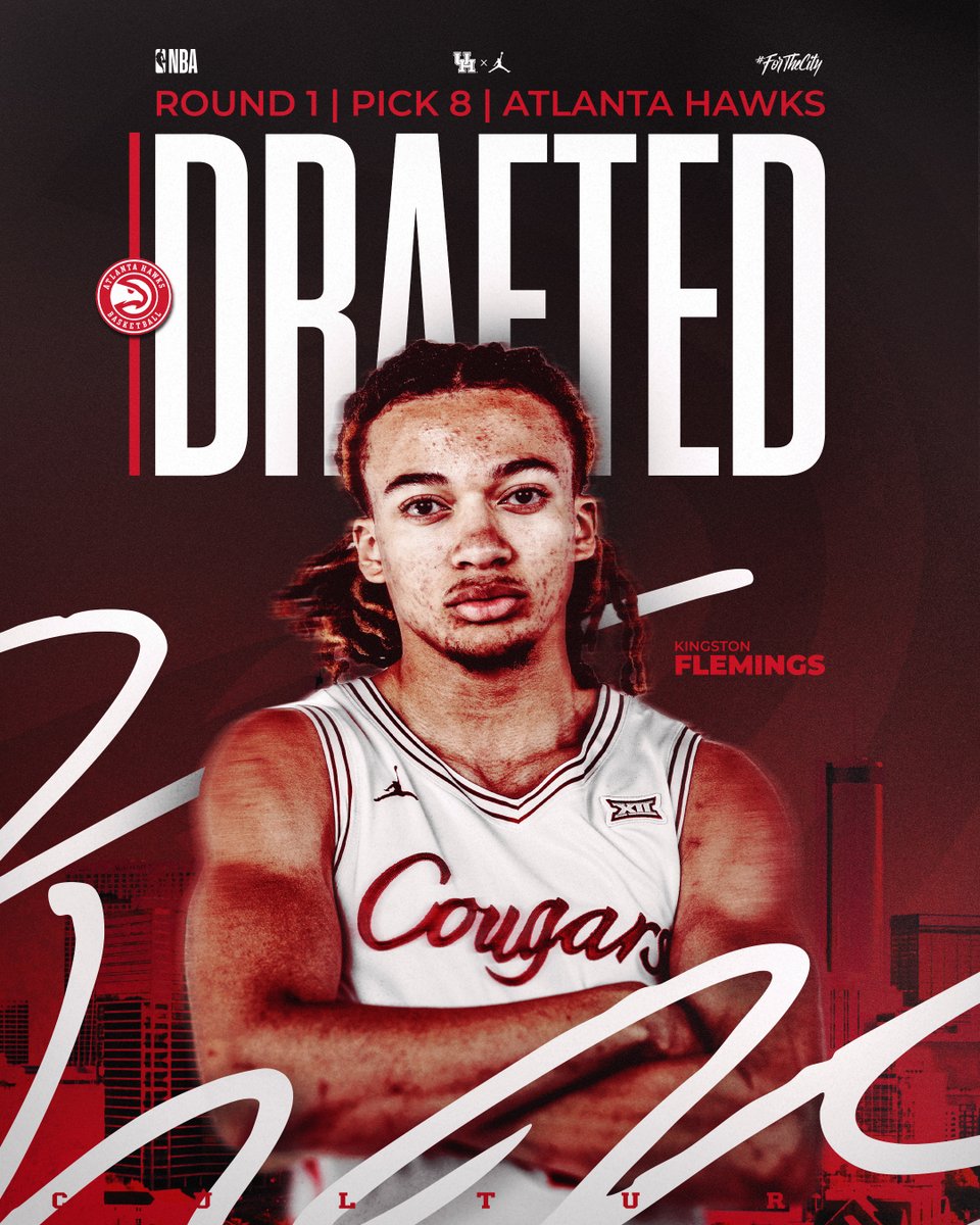UHCougarMBK's tweet photo. .@UHouston was one of only seven schools with 3 players taken in 2026 NBA Draft

#NBACoogs
#ForTheCity x #GoCoogs https://t.co/2ZiJWp9LKe