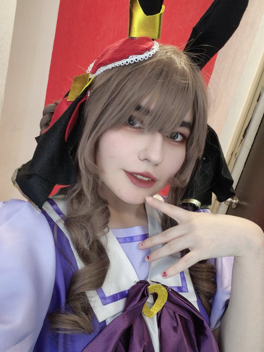 blairofthemoon's tweet photo. Trying the accesories I crafted  ❣️🐴

#gentildonna #ジェンティルドンナ #umamusume https://t.co/QDM47LvOdZ