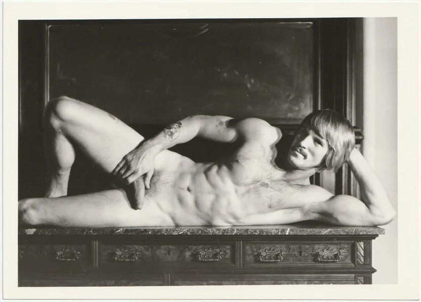 GNadsman's tweet photo. @HarryMussul Barry Hoffman -- a leading porn model of the 1970s ... Here's the full, uncropped image. https://t.co/CC00wVtr0w