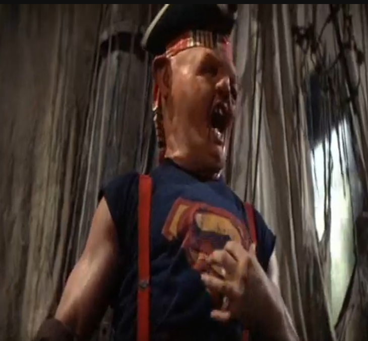 thatstarwarsgrl's tweet photo. Even Sloth knows you POINT to the Superman Symbol! You don't push your boobies together its gay... https://t.co/TM8NJwqn3p
