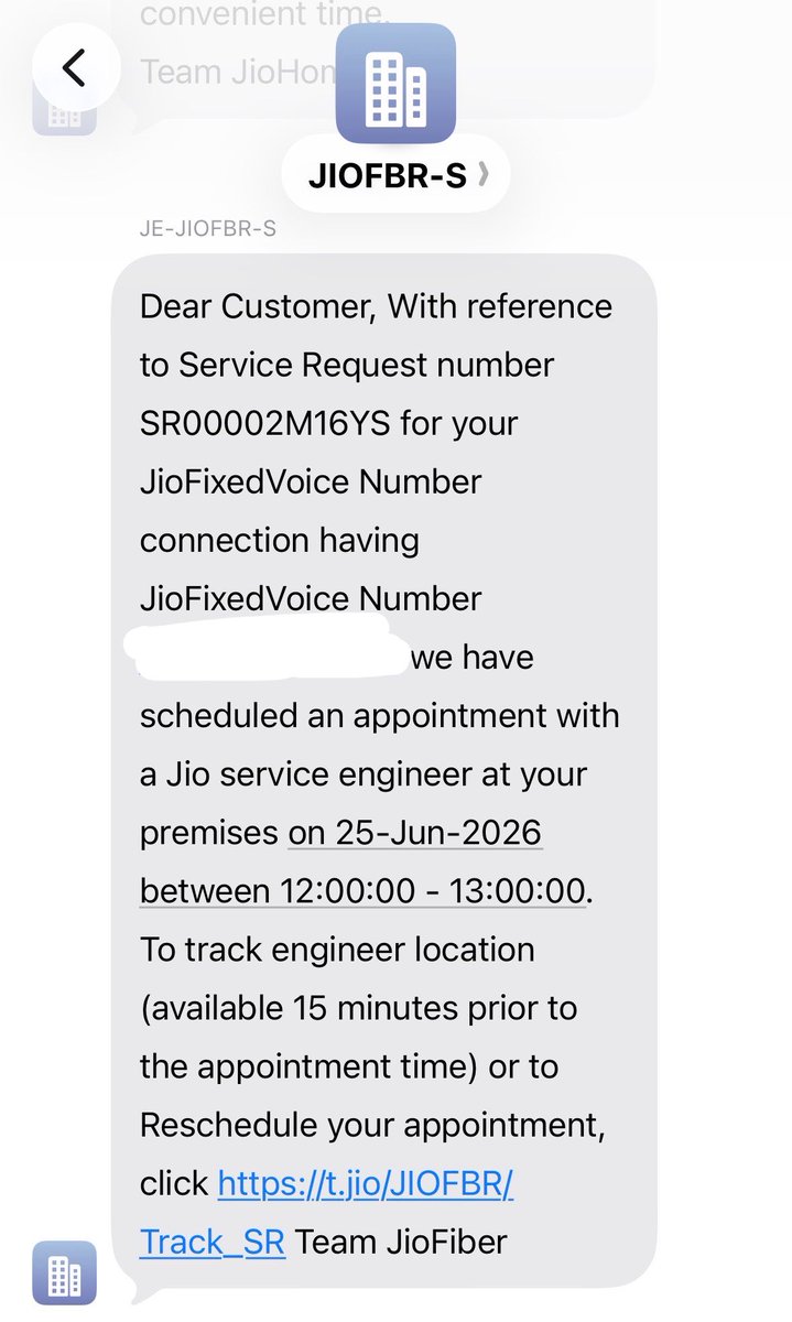 kalyankrishna23's tweet photo. The advantage of having #jio fibre is that, if you rise any issue and book an appointment to resolve the problem, they themself reschedules it, without your consent and availability. It’s been 2 days since no internet. Any other best options other than jio? https://t.co/dp0q2ybil2