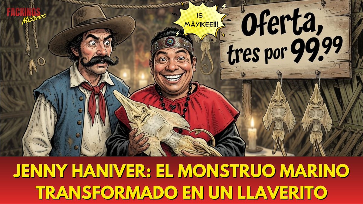 robertobayeto's tweet photo. JENNY HANIVER: EL MONSTRUO MARINO TRANSFORMADO EN UN LLAVERITO https://t.co/cgxwH2txBD a través de @YouTube https://t.co/Xooc6x5LgJ