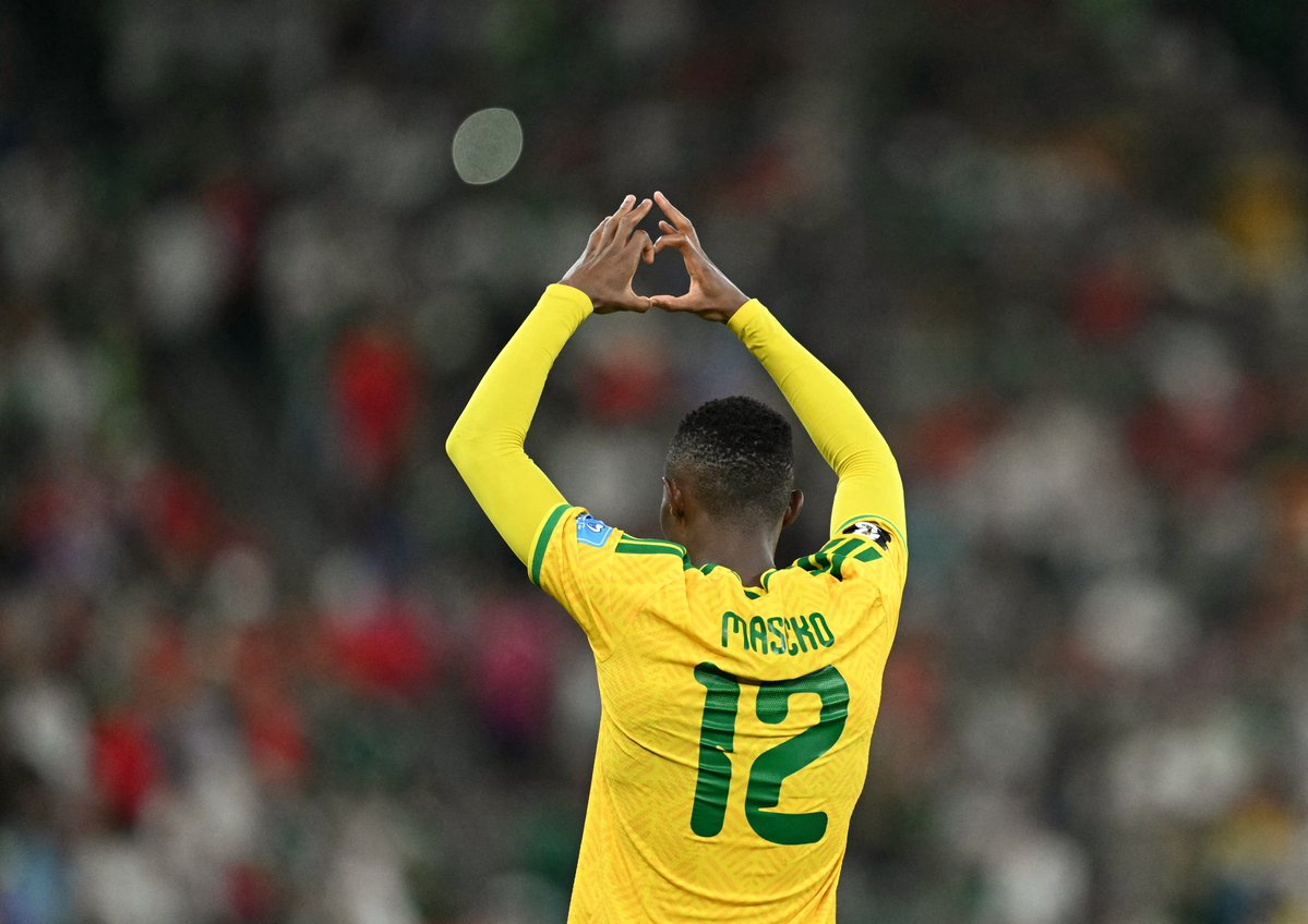 FIFAcom's tweet photo. History for South Africa! 🇿🇦

They’ve qualified for the knockout stage of the @FIFAWorldCup for the first time ever 👏 https://t.co/4ixYpesdLu
