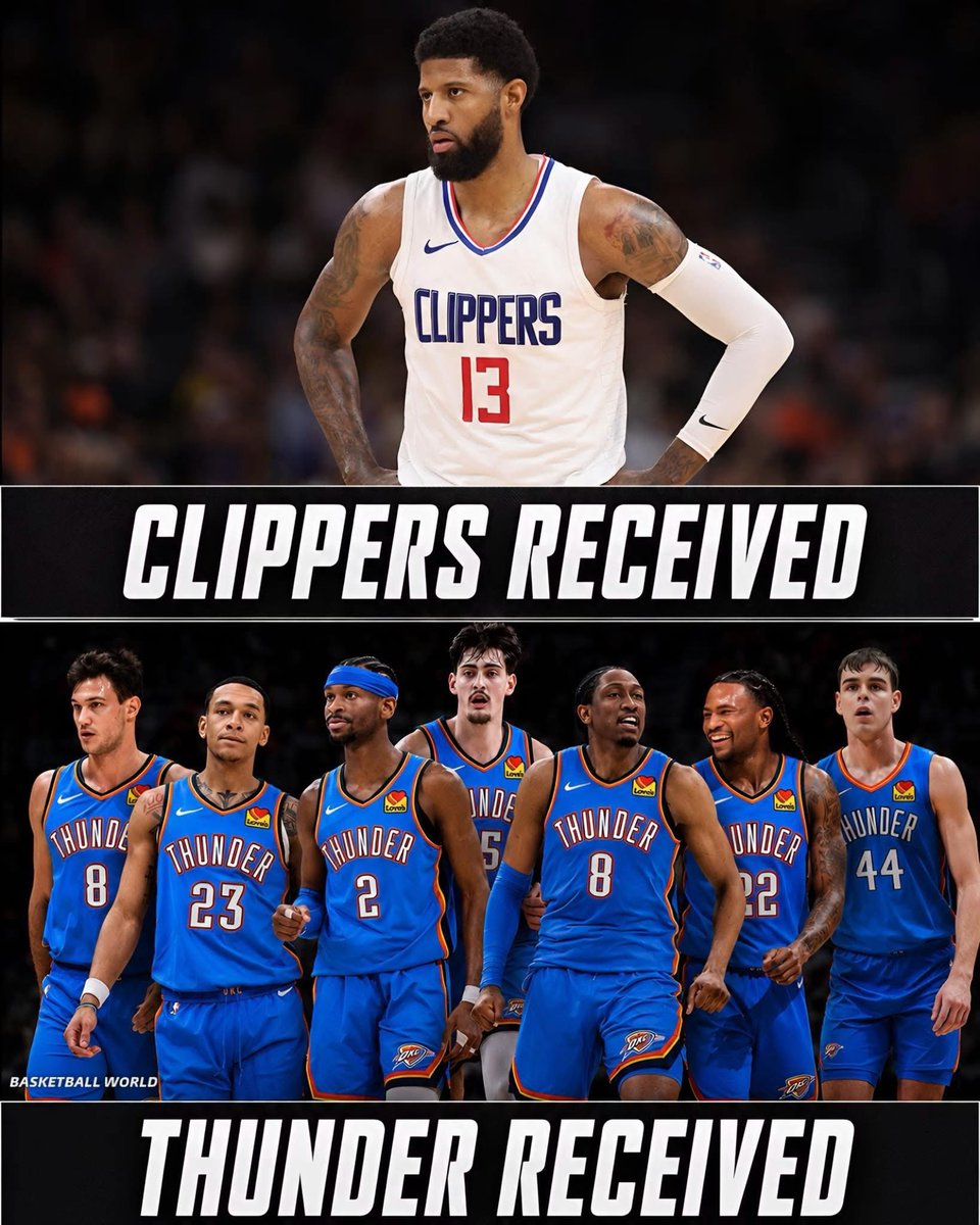 NBAMemes's tweet photo. The Paul George trade that began in 2019 added another piece this year with Aday Mara now in OKC 😆 https://t.co/vR03uF95hv