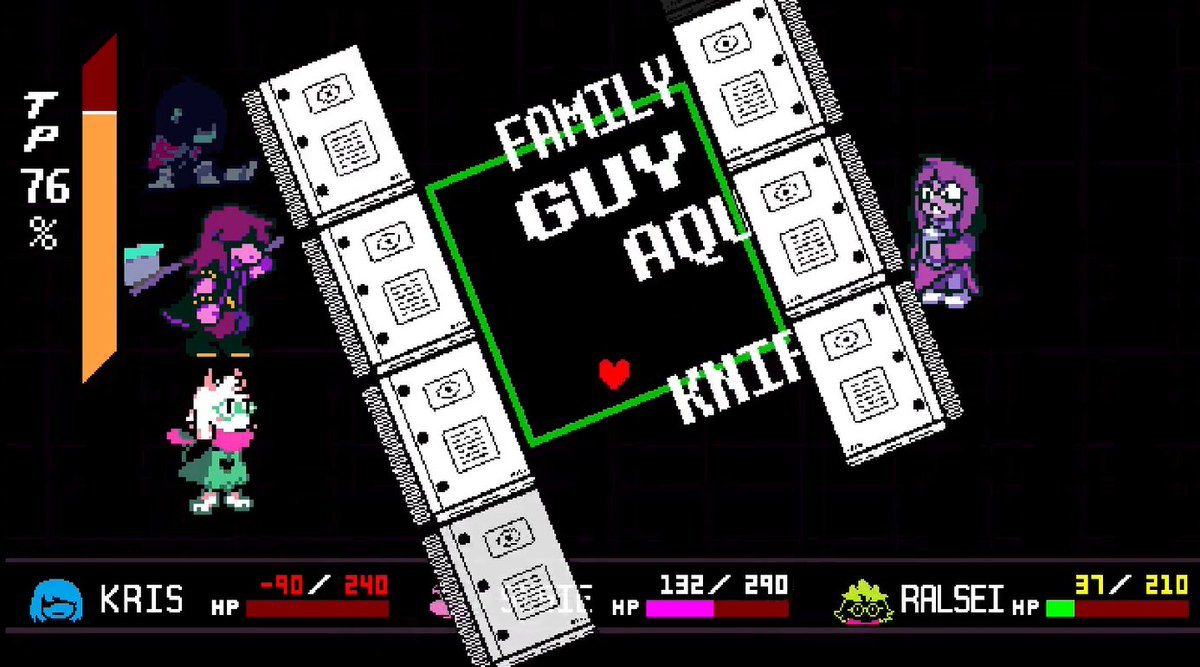 xanderrock98's tweet photo. // deltarune chapter 5 spoilers
.
.
.
.
.
hehehehe hey lois https://t.co/4CDf9YBv8D