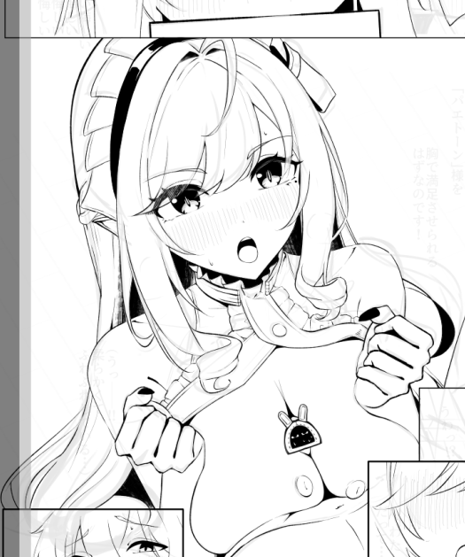 ビビアンのエロ漫画進捗です 