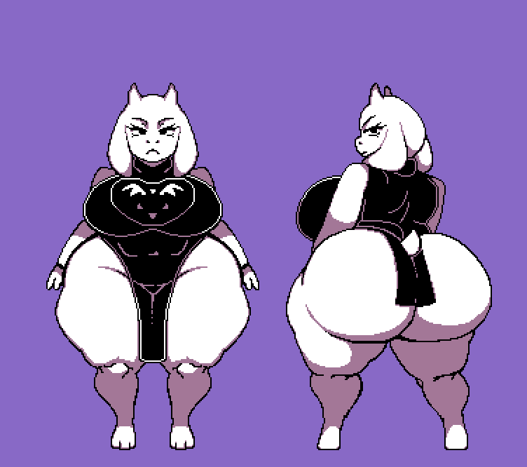 BoxGarten's tweet photo. It's been a while since I last did pixel art, so I decided to make Toriel.

#undertail #nsfw #nsfwart https://t.co/qHJ1eM44K2