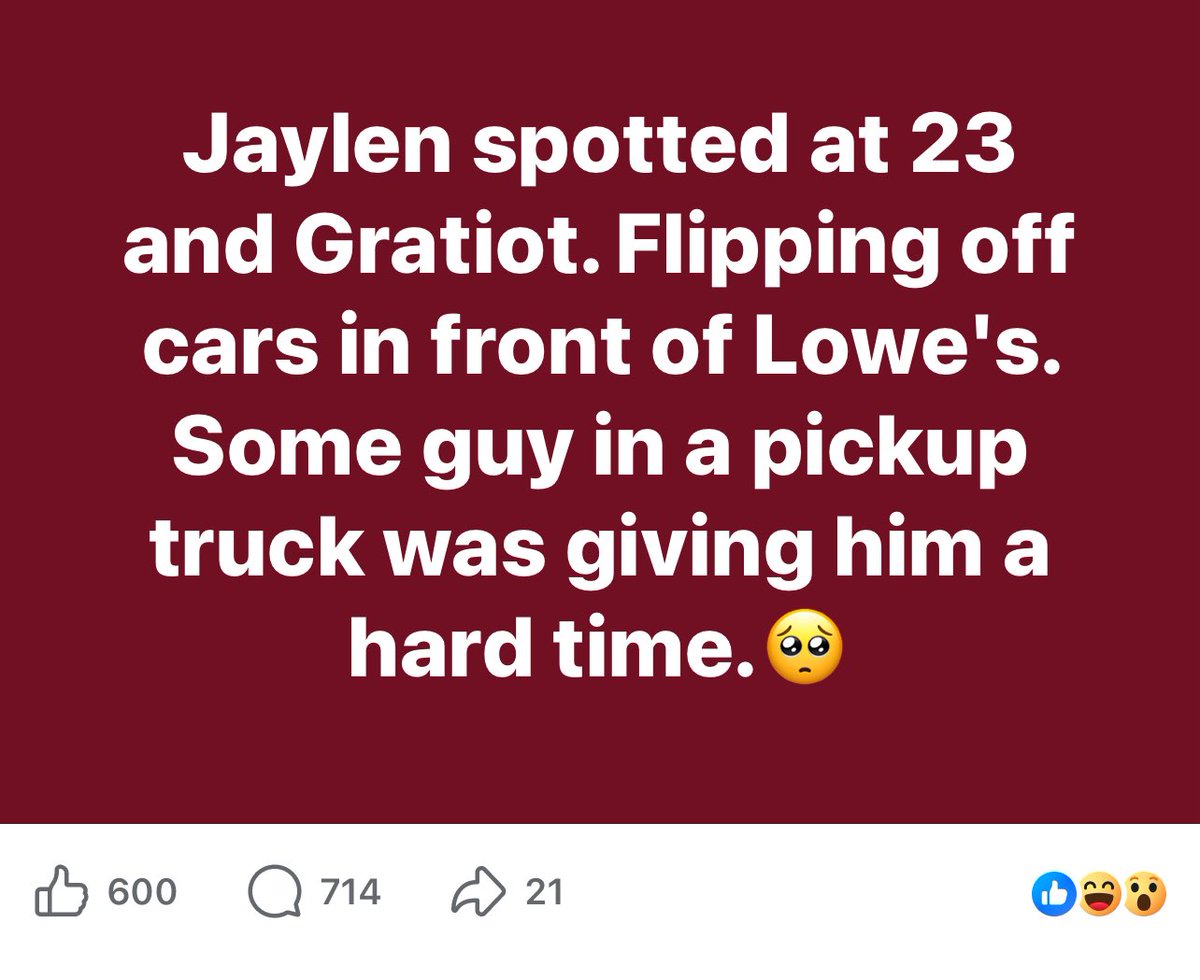 mhudgg's tweet photo. there’s a kid named Jaylen in. Chesterfield Twp who is known for one amazing reason https://t.co/cqcj0vkzi5