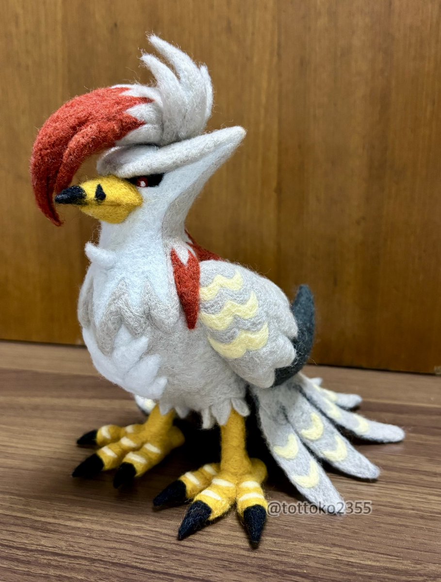 tottoko2355's tweet photo. 羊毛フェルトでメガムクホークを作りました🦅
#羊毛フェルト
#ムクホーク https://t.co/VpJYJxVFEB