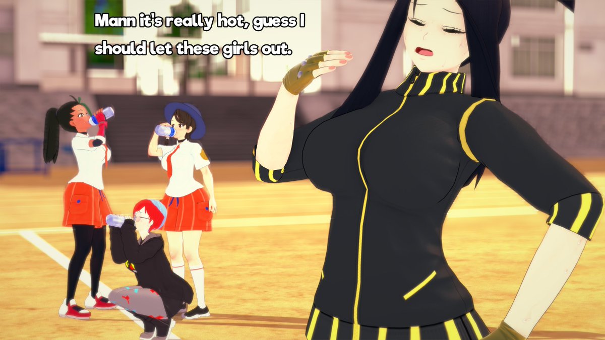 UltimaxRenStash's tweet photo. I finish Pokemom Scarlet 
And me and friend came up with an idea cuz girls are pretty. https://t.co/USjNfecyCN