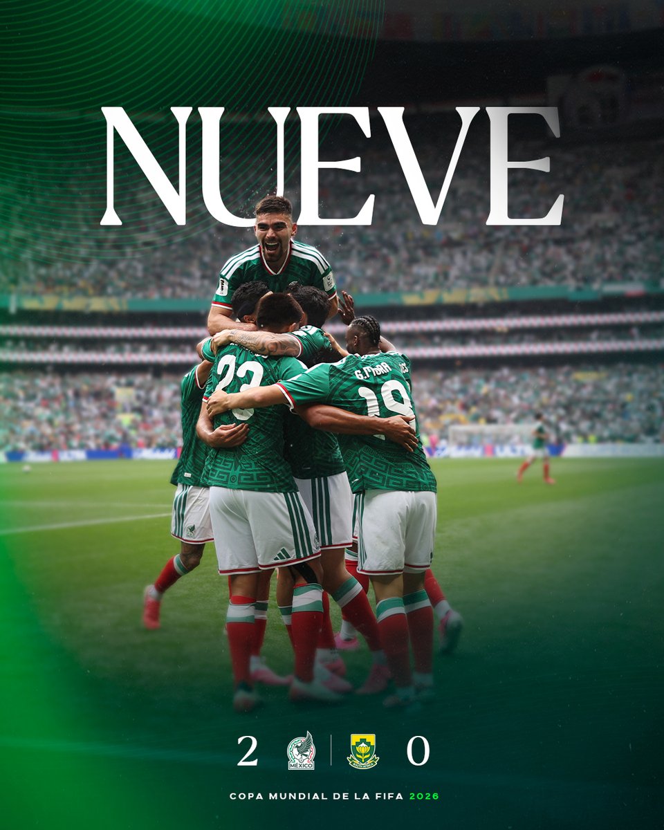 miseleccionmx's tweet photo. ¡Tres partidos, tres victorias por primera vez en la historia! 👏

Histórica Fase de Grupos de nuestra Selección. ¡Y estamos listos para los Dieciseisavos de Final! Nos vemos en el Estadio Ciudad de México, Incondicionales. 🔥

#SomosMéxico 💚🤍❤️ https://t.co/QuS3hiHMtg