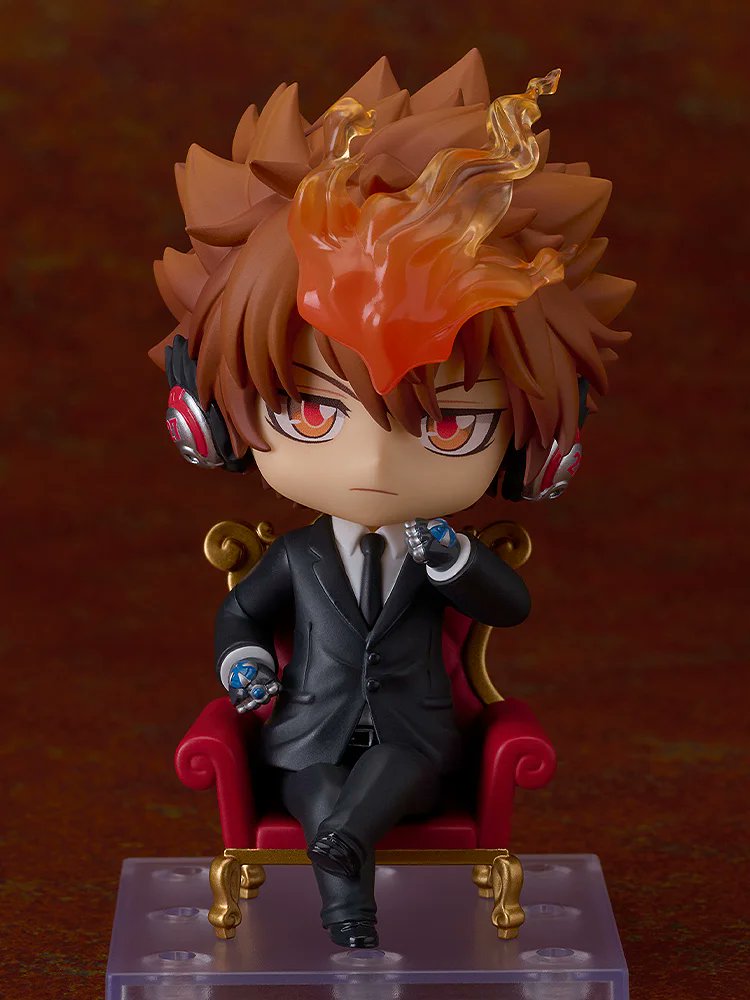 gsc_kahotan's tweet photo. 🔥2026年7月発売予定🔥
￣￣￣￣￣￣￣￣￣￣￣￣
ねんどろいど
沢田綱吉 黒スーツVer.
＿＿＿＿＿＿＿＿＿＿＿＿
#家庭教師ヒットマンREBORN #REBORN #リボーン #ねんどろいど https://t.co/R81oKfO1VW