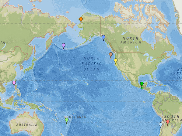 ZetatalkMW's tweet photo. Pacific compressing  
June 24
M 3.6 - 14 km S of Volcano, Hawaii 
M 6.9 - off the coast of Iwate Prefecture Japan
M 4.0 - 124 km SW of Adak, Alaska
M 3.2 - Northern Alaska
M 4.5 - 123 km NE of Tobelo, Indonesia
M 4.5 - Near Luzon, Philippines
M 4.5 - Near South Of Fiji Islands
M 4.9 - Near El Palmarcito, Chiapas, Mexico

Keep in mind USGS downgraded all quakes by as much as 4 magnitudes off shore.  They've been working to keep the magnitude of quakes they allow in their databases just under the line, calling 6+ quakes a 5.9, for instance.