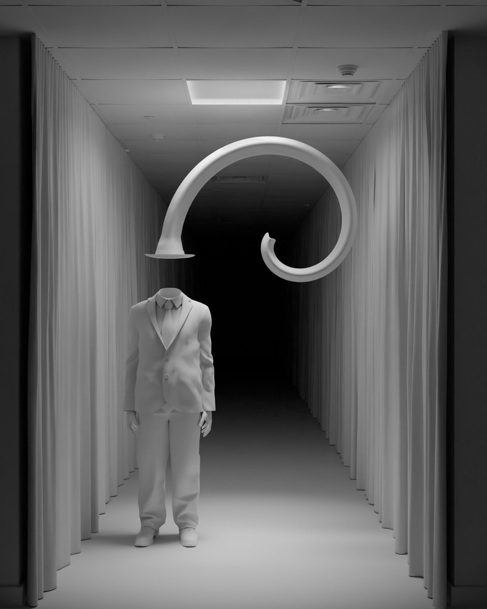 piscode_'s tweet photo. An inevitable fact - Daily Artwork                                       Available in VGen. #render #3d #blender #art #horror #darkart #liminal #moody #surreal #noAI https://t.co/YtOyvHTU9S