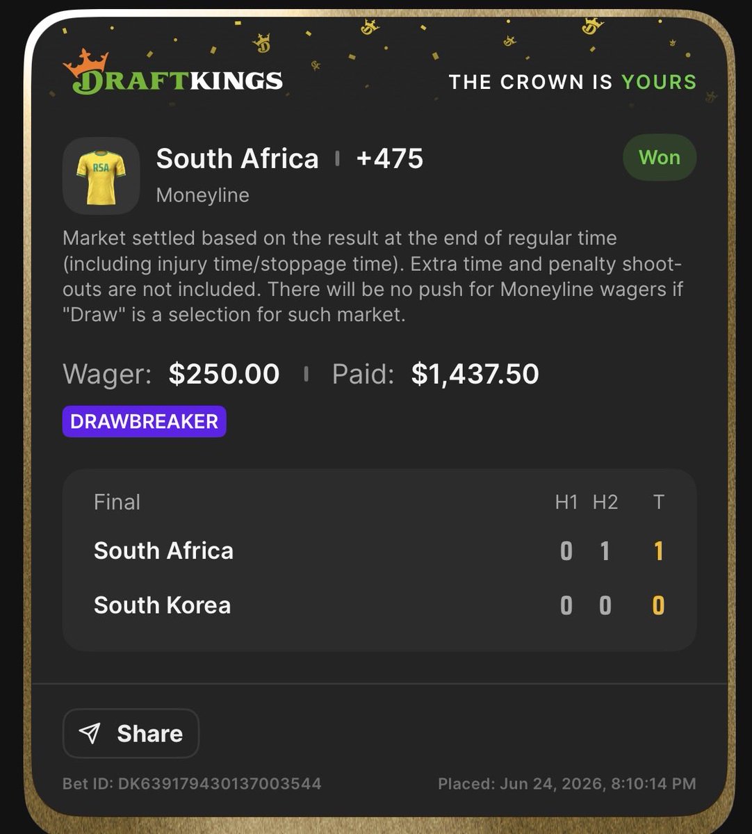 Tannerb28's tweet photo. @br_betting @EvanHAbrams 🤑 https://t.co/CbGozR0Ine