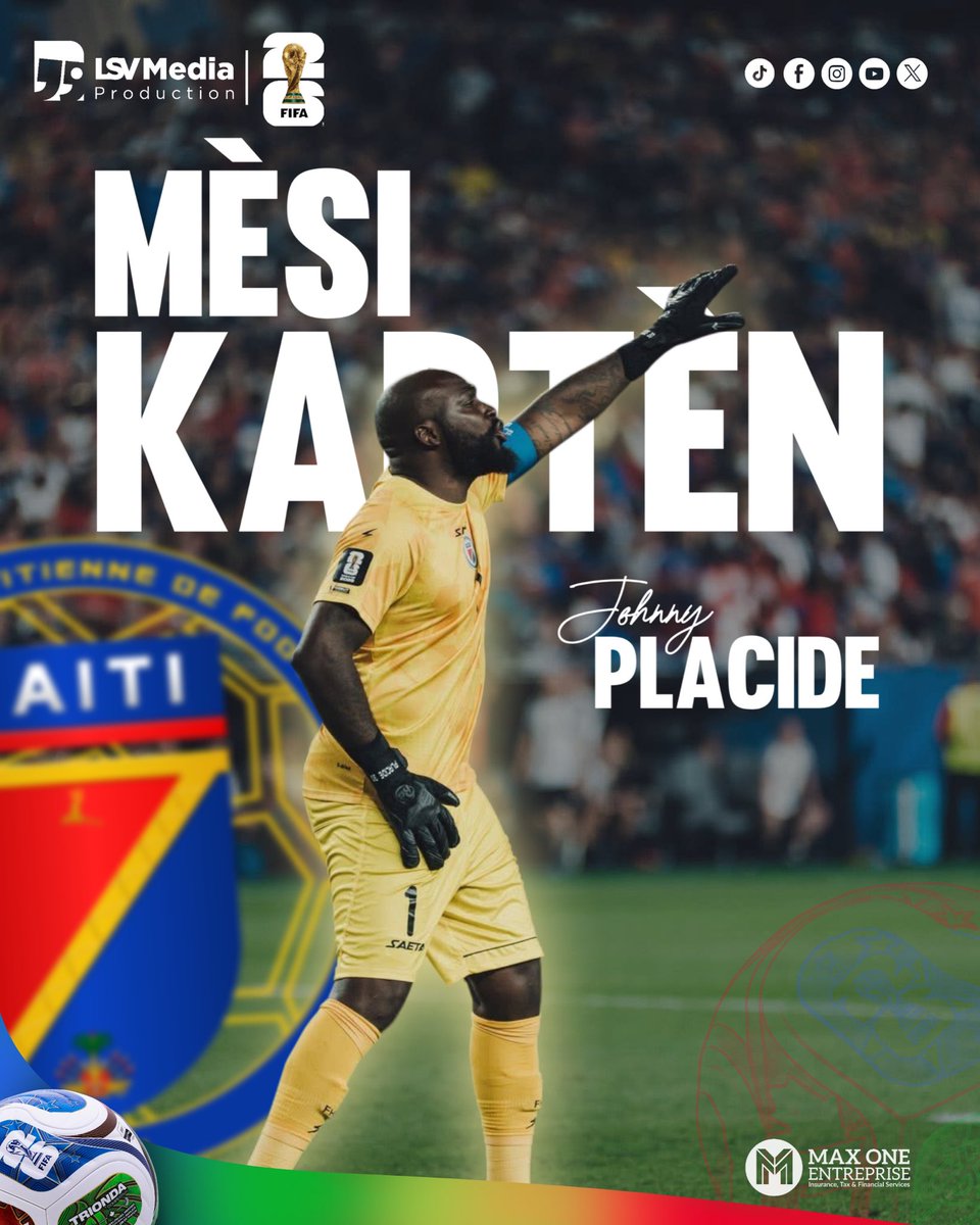 LuckNews88's tweet photo. ⭕️ENFO | Match kont Maroc nan mondyal 2026 la, se te dènye match🧤Johnny Placide sou koulè seleksyonal nasyonal Ayisyèn nan.🇭🇹Gadyen eksperimante a di li kite, avèk yon santiman li ranpli devwa li kòmsadwa. Li mande pou jèn ki la yo travay pou toujou kenbe nivo ekip la jan l ye a. Nap raple, Placide fè 15 lane ap jwe pou seleksyon an, e li totalize 84 match pou seleksyon an. Li se 3e jwè ki diskite plis match pou Ayiti. Devan li nou jwenn Emmanuel Sanon (100 seleksyon), epi Pierre Richard Bruny (94 seleksyon) | @Haititempo