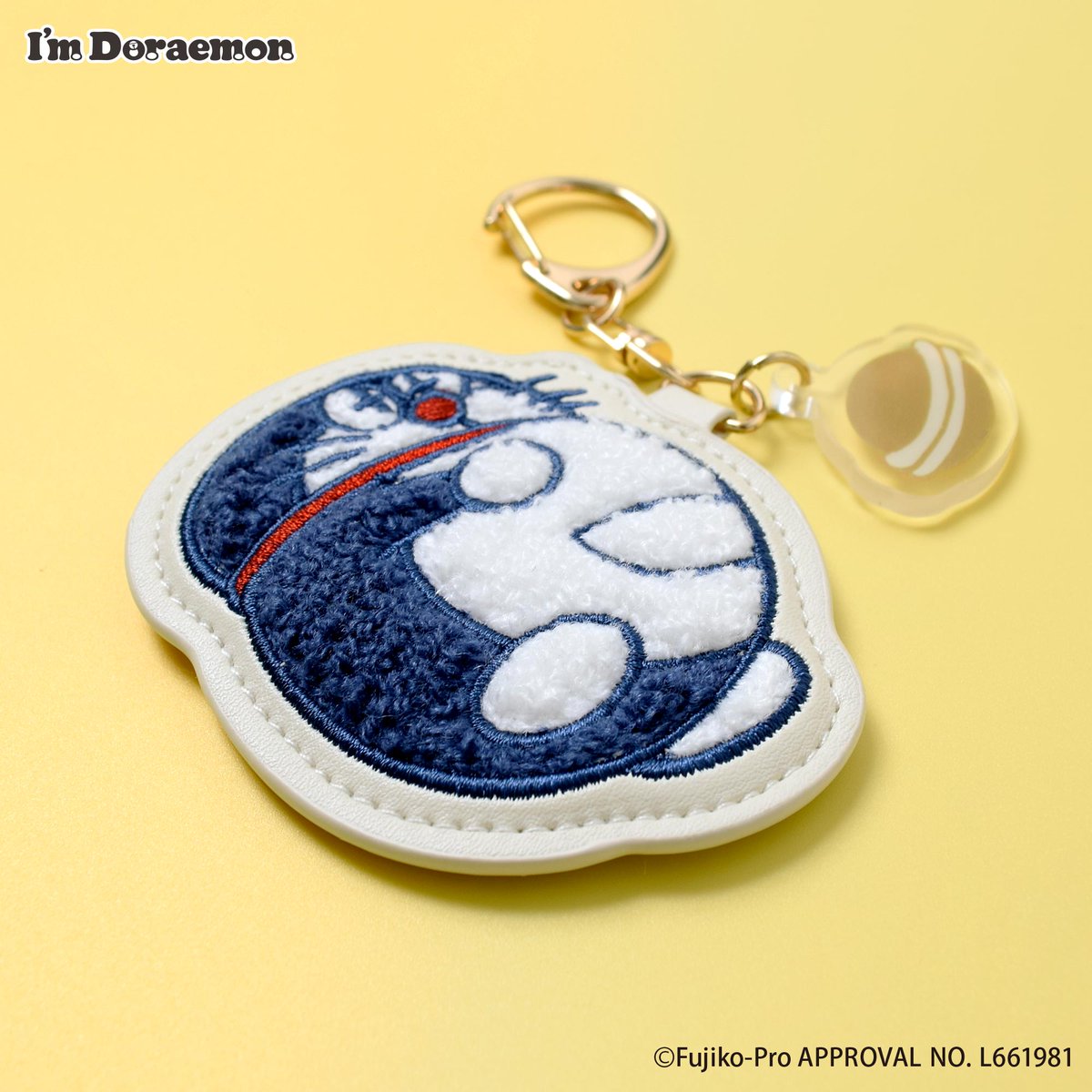 I'M DORAEMON/【WEB限定】サガラ刺繍キーホルダー フラワーリング