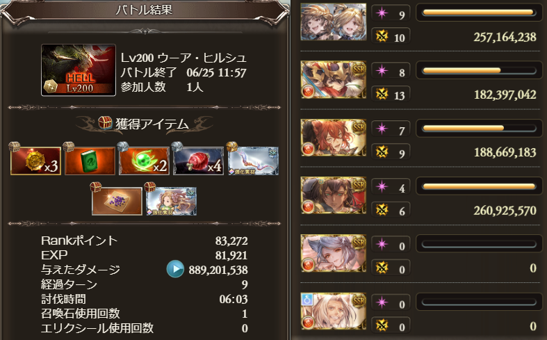 Granblue_GW's tweet photo. 【火古戦場200HELLフルオート編成紹介⑥】
・マグナ×超越ルシ/団バフなし
・Q召喚トリプルゼロ、終末英傑
・奥義ON、アビOFFなし
・討伐目安…6分前後

▼他編成例はこちら
https://t.co/swunWNSP7f
#グラブル https://t.co/8zoPS37mss