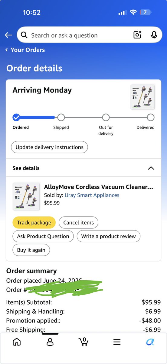 steadywinning_'s tweet photo. @thedealsguy_ Bro thanks so much can’t believe got one for so cheap and the reviews were dam near perfect.. you the goat 🫡 https://t.co/c6QmXxu4Ar