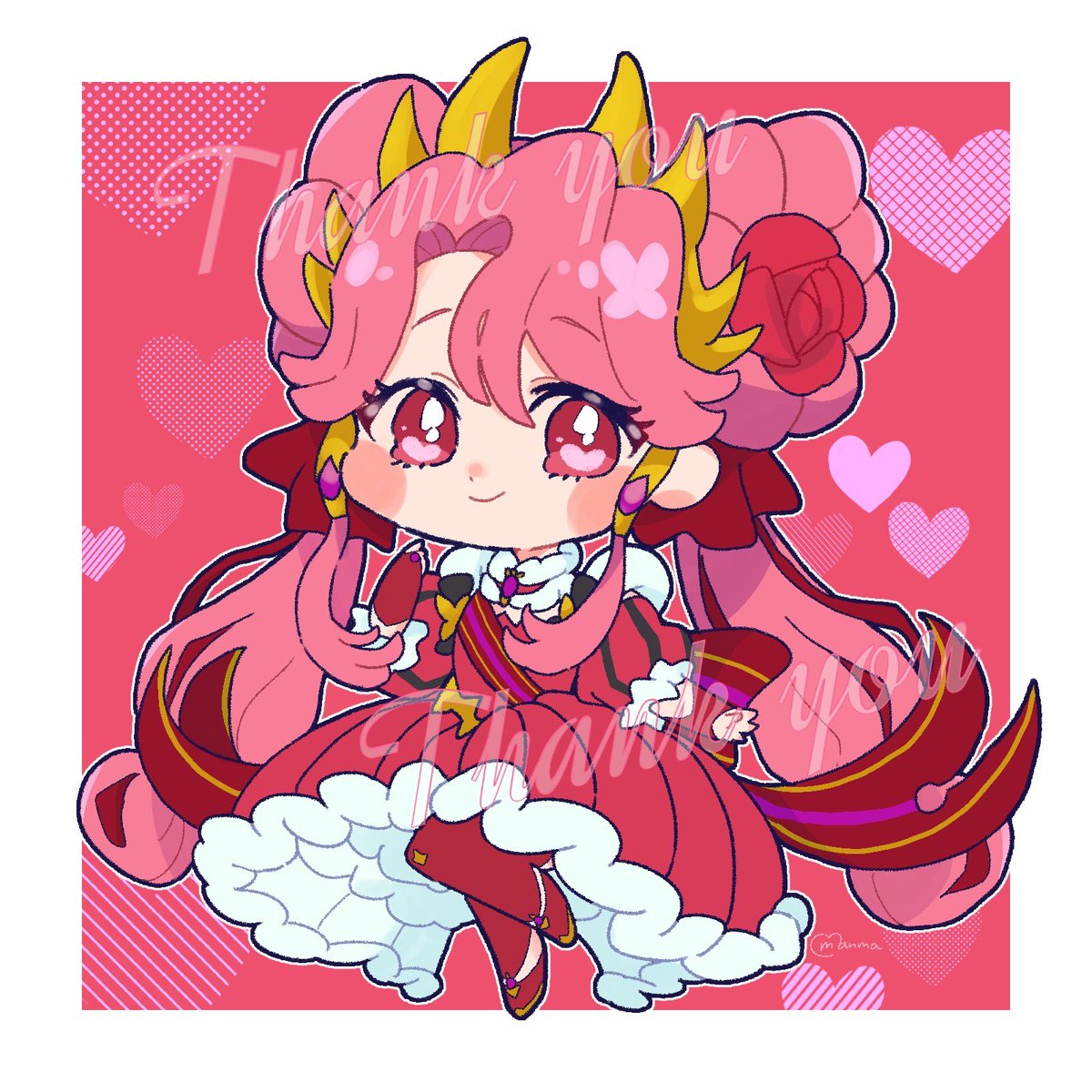mnm_dc's tweet photo. フォロワーさんへプレゼントで描いたジール🌹✨️ https://t.co/cEA4XHuBYU