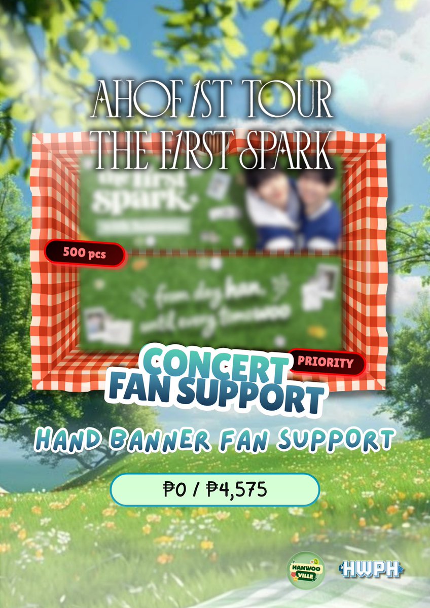 HanwooPH's tweet photo. [📣] 𝐇𝐀𝐍𝐖𝐎𝐎𝐏𝐇 𝐅𝐀𝐍𝐒𝐔𝐏𝐏𝐎𝐑𝐓 | 𝐃𝐎𝐍𝐀𝐓𝐈𝐎𝐍 𝐃𝐑𝐈𝐕𝐄

HanWooPH’s Donation Drive is now officially open for our Fansupport Project for AHOF 1st Tour: The First Spark in Manila!

Our current goal is to fund 500 Fansupport Hand Banners. Every donation and share helps us get one step closer to creating a memorable fansupport for HanWoo and fellow FOHAs.

Donation Link
🔗 : https://t.co/1k5HBsWntX

Transparency Link
🔗 : https://t.co/qyC1PCumf7

Thank you for supporting HanWoo! 🩵
#AHOF #아홉
#HAN #박한
#JEONGWOO #서정우
#HANWOO