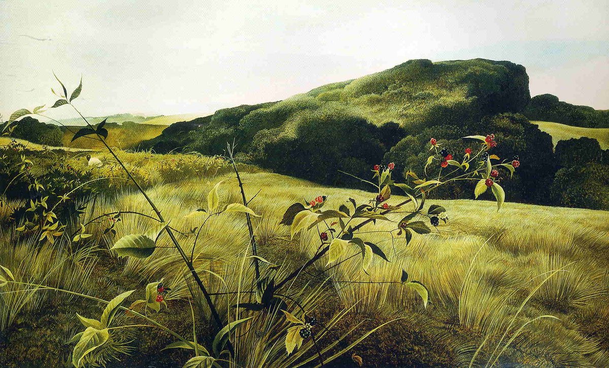 SignsoftheTime8's tweet photo. Andrew Wyeth, Blackberry Picker https://t.co/kUEbAFMWDG