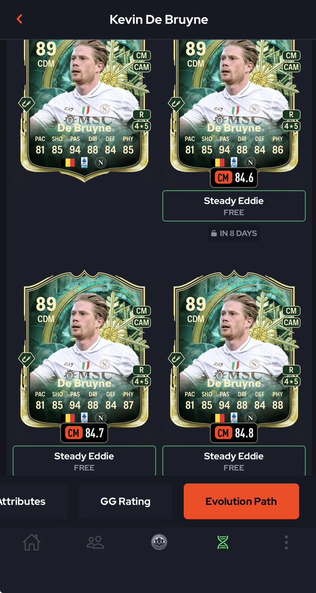 FCyu_yu24yu's tweet photo. ⭐️「Wave Your Flag」エボリューション⭐️
　おすすめ選手紹介
⭐️Kevin De Bruyne⭐️
#EAFC26 #FC26 #KevinDeBruyne #エボリューション #UltimateTeam https://t.co/pZNBvxz4rc