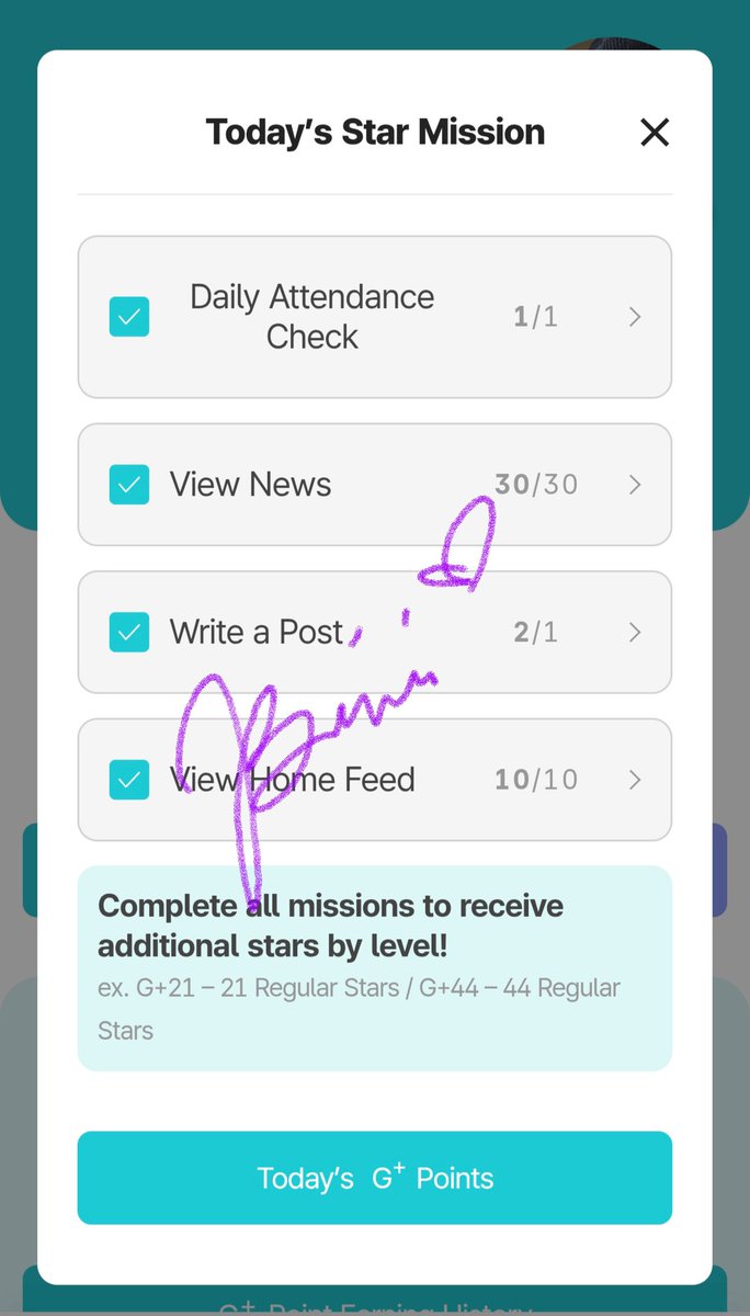 vntgguks's tweet photo. 📣 VOTING REMINDER 

Please don't forget to collect your G+Points today‼️

⚠️ Only drop stars when the total reaches 200. Anything below 200 will NOT be credited as G+Points.

Prioritize G+Point collection as your level is the basis for the final voting 💜 https://t.co/ncBvC8qDoC