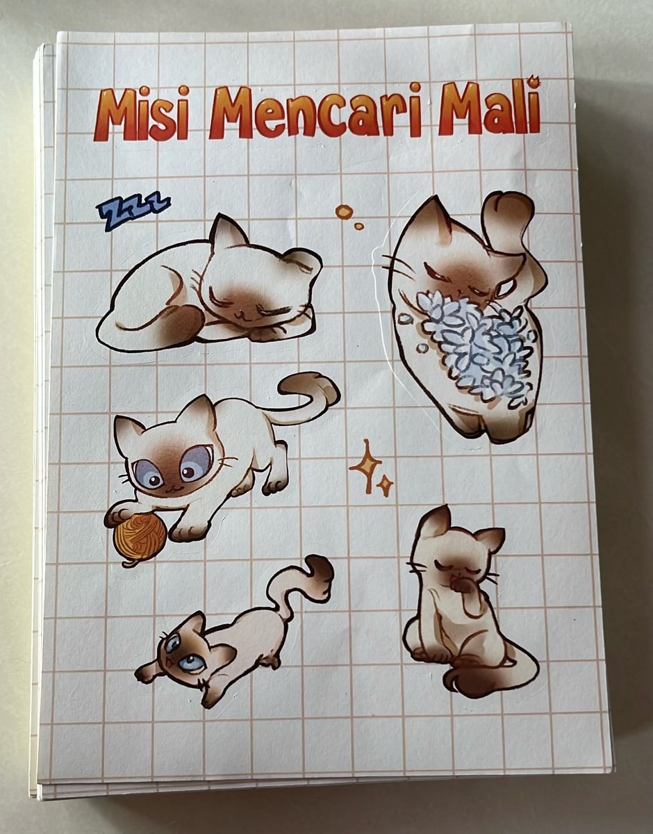 semait's tweet photo. Bagi setiap pembelian buku Misi Mencari Mali, anda boleh dapat set stiker percuma ini. Stiker ini terhad jadi Siapa cepat beli dia akan dapat. Boleh beli di kedai Shopee Pustaka Islamiyah Pte Ltd. https://t.co/HhdL8gf3Dw