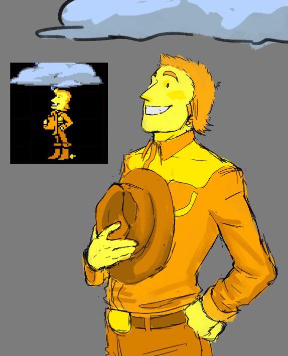 tellolrm's tweet photo. #deltarunespoilers #deltarunechapter5 #deltarune
I fear that suicidal yellow flower man has captivated me https://t.co/pePmkchsn3