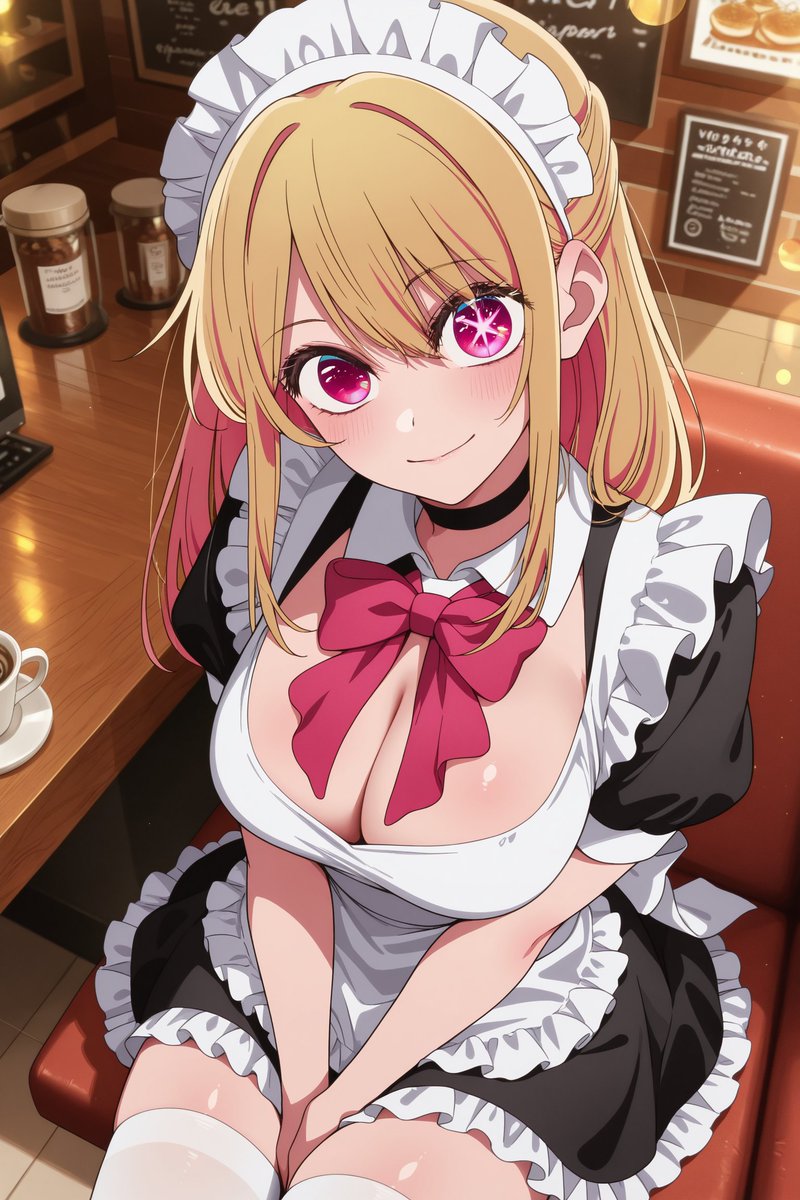 VlennAi's tweet photo. Hoshino Ruby - Maid Outfit || Oshi No Ko (66Pict)

👉 66P full set — link in bio
❤️ Like &amp; RT for more https://t.co/gIniyI52BP