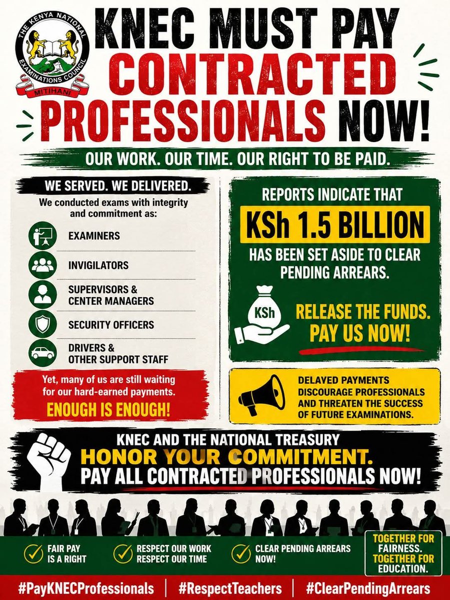 WGakii's tweet photo. @HonJNyakundi @TimKipchumba @GideonKimaiyo_ @standard kindly run this as well. Teachers have been crying for half of the year to get paid for their dues but nobody cares like this buffoon talking about propaganda. Inject kabisa and let truth be told. Pay teachers!!! https://t.co/Wdim4p8YG0