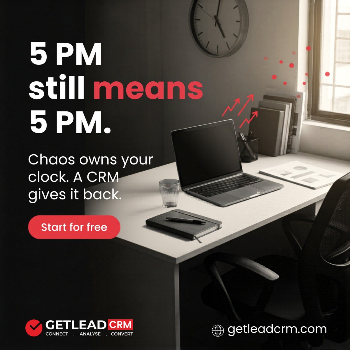 getleadconnect's tweet photo. When your CRM works smarter, you don't have to work longer.
Automate tasks, manage leads efficiently, and stay on top of every opportunity with Getlead CRM.

Connect with us for a free demo.   
+91 8453555000
https://t.co/m5B6yMAcQa

#crmsoftware #leadmanagement #leadautomation https://t.co/LRtsAJOsNr